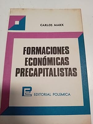 Imagen del vendedor de Formaciones econmicas precapitalistas a la venta por Libros nicos