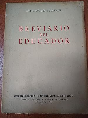 Seller image for Breviario del Educador for sale by Libros nicos