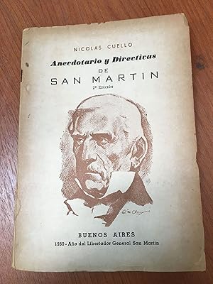 Immagine del venditore per Anecdotario y directivas de San Martin venduto da Libros nicos