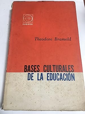 Immagine del venditore per Bases culturales de la educacion venduto da Libros nicos