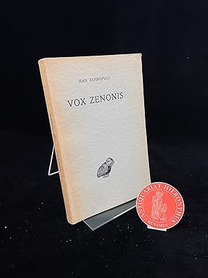 Image du vendeur pour Vox Zenonis. mis en vente par Antiquariat Hieronymus