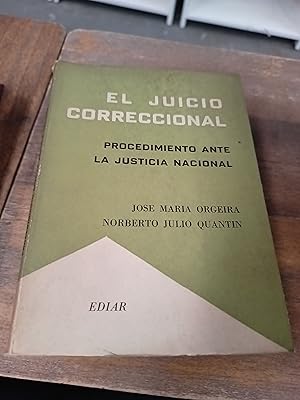 Imagen del vendedor de El juicio correccional a la venta por Libros nicos