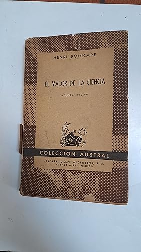 Imagen del vendedor de El valor de la ciencia a la venta por Libros nicos