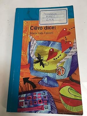 Imagen del vendedor de Caro dice a la venta por Libros nicos