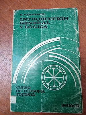 Seller image for Introduccion general y logica for sale by Libros nicos