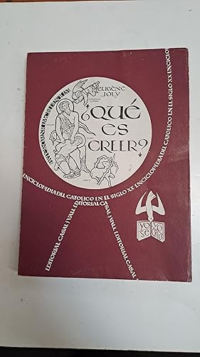 Seller image for Que es creer for sale by Libros nicos