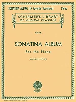 Seller image for Sonatina Album, Abridged: Schirmer Library of Classics Volume 265 Piano Solo [Paperback ] for sale by booksXpress