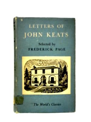 Seller image for Letters of John Keats for sale by World of Rare Books