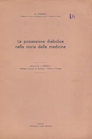 Seller image for La Possessione diabolica nella storia della medicina for sale by PRISCA