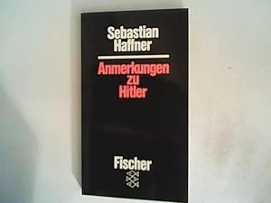 Bild des Verkufers fr Anmerkungen zu Hitler. zum Verkauf von ANTIQUARIAT FRDEBUCH Inh.Michael Simon