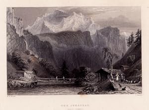 Bild des Verkufers fr The Jungfrau (Bernese Oberland). Stahlstich von T.Jeavons nach W.H.Bartlett. zum Verkauf von Antiquariat Heinz Tessin