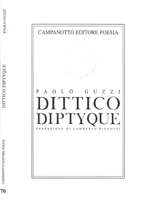 Bild des Verkufers fr Dittico. Diptyque zum Verkauf von Biblioteca di Babele