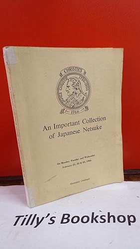 Catalogue Of An Important Collection Of Japanese Netsuke and Inro