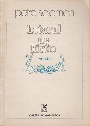 Imagen del vendedor de Hotarul de Hirtie a la venta por PRISCA