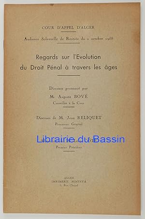 Seller image for Regards sur l'volution du Droit Pnal  travers les ges for sale by Librairie du Bassin