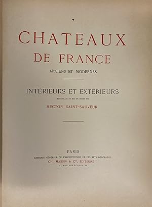 Bild des Verkufers fr Chteaux De France - Touraine - Intrieurs et Extrieurs - Tome IX zum Verkauf von PRISCA