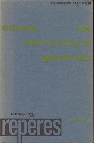 Seller image for Essais de smantique gnrale for sale by PRISCA