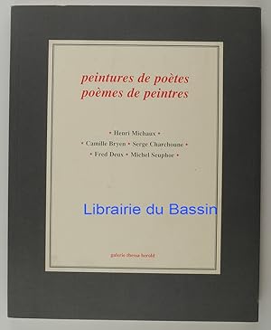 Seller image for Peintures de potes Pomes de peintres Henri Michaux Camille Bryen Serge Charchoune Fred Deux Michel Seuphor L'union libre posie-peinture for sale by Librairie du Bassin