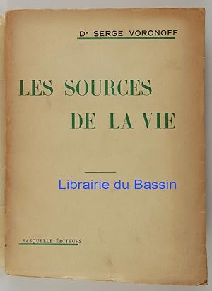 Imagen del vendedor de Les sources de la vie a la venta por Librairie du Bassin