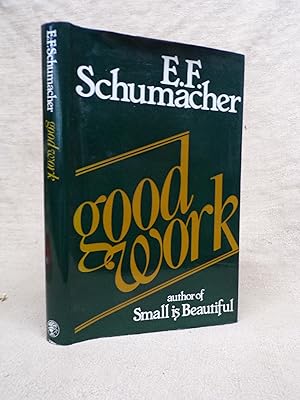 Seller image for GOOD WORK for sale by Gage Postal Books