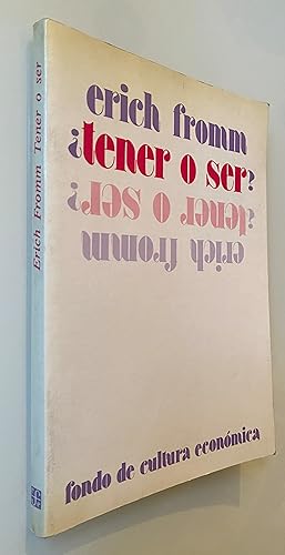 Imagen del vendedor de Tener o Ser? a la venta por Nk Libros