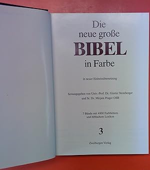 Seller image for Die neue groe Bibel in Farbe in neuer Einheitsbersetzung. Band 3 for sale by biblion2