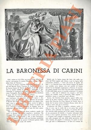 Bild des Verkufers fr La Baronessa di Carini. zum Verkauf von Libreria Piani