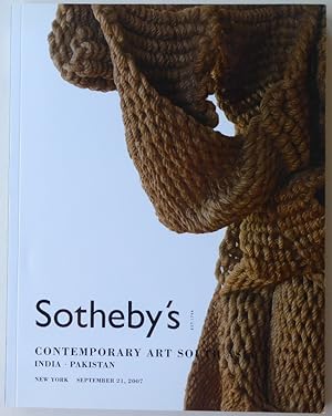 Seller image for Contemporary Art South Asia India Pakistan September 21, 2007 for sale by Jeff Irwin Books