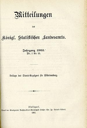 Litterarische (Besondere) Beilage des Staats-Anzeigers für Württemberg / Mitteilungen des königli...