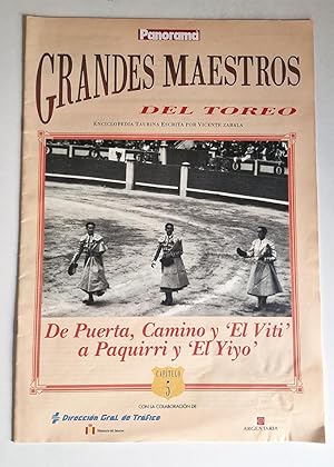 Immagine del venditore per GRANDES MAESTROS DEL TOREO. N 5 DE PUERTA, CAMINO Y "EL VITI" A PAQUIRRI Y " EL YIYO" venduto da Libros con Vidas