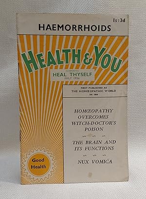 Bild des Verkufers fr Health & You, Incorporating Heal Thyself (Vol. XCII, No. 1087; July 1956) zum Verkauf von Book House in Dinkytown, IOBA