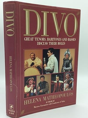 Immagine del venditore per DIVO: Great Tenor, Baritones and Basses Discuss Their Roles venduto da Kubik Fine Books Ltd., ABAA