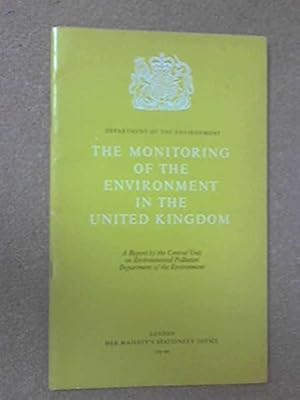 Seller image for Monitoring of the Environment in the United Kingdom for sale by WeBuyBooks