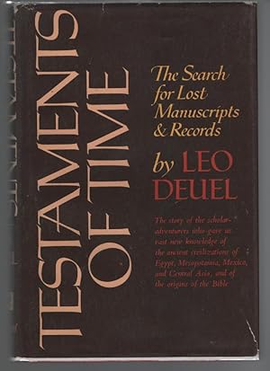 Testaments of Time: The Search for Lost Manuscripts and Records
