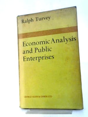 Seller image for Economic Analysis and Public Enterprises for sale by World of Rare Books