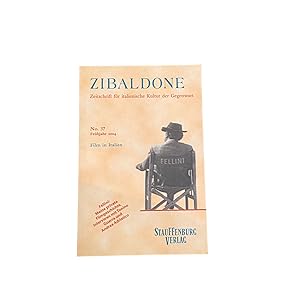 Seller image for ZIBALDONE: ZEITSCHRIFT FR ITALIENISCHE KULTUR DER GEGENWART NO. 37. for sale by Nostalgie Salzburg