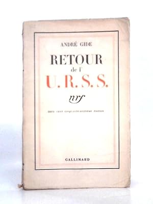 Seller image for Retour de l'U.R.S.S for sale by World of Rare Books