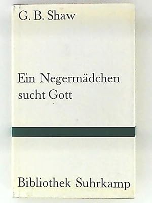 Imagen del vendedor de Ein Negermdchen sucht Gott, Eine Legende a la venta por Leserstrahl  (Preise inkl. MwSt.)