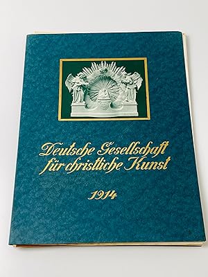 Deutsche Gesellschaft für christliche Kunst. Jahresmappe 1914. mit 12 Foliotafeln in Kupferdruck,...