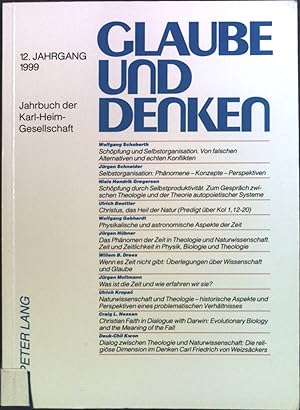 Image du vendeur pour Glaube und Denken. Jahrbuch der Karl-Heim-Gesellschaft; 12. Jahrgang 1999. mis en vente par books4less (Versandantiquariat Petra Gros GmbH & Co. KG)