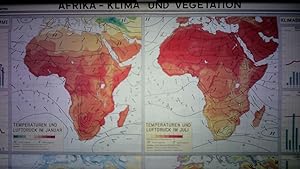 Westermann-Schulwandkarten - Afrika - Klima und Vegetation, Maßstab 1:12.000.000