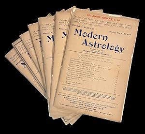 Modern Astrology / The Astrologer's Magazine. 7 issues from 1931