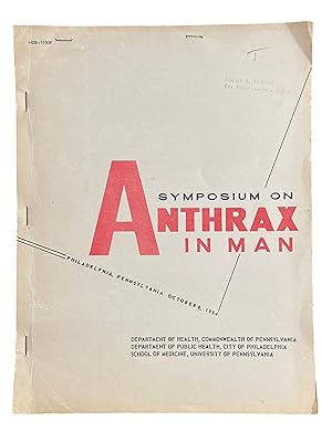 Symposium on Anthrax in Man