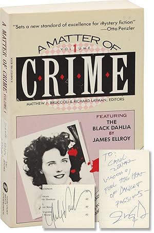 Seller image for A Matter of Crime, Volume 1 (Advance Reading Copy, signed by James Ellroy and Andrew Vachss) for sale by Royal Books, Inc., ABAA