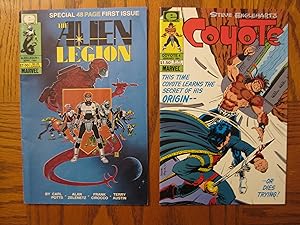 Seller image for Marvel Epic Comics 1984 Two (2) Comic Book Lot:The Alien Legion #1, and; Coyote #4 for sale by Clarkean Books