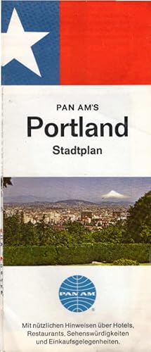 Immagine del venditore per Pan Am s Portland Stadtplan 1968 Mit ntzlichen Hinweisen ber Hotels, Restaurants und Sehenswrdigkeiten. venduto da Schrmann und Kiewning GbR