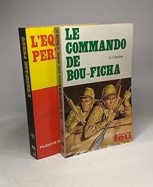 Seller image for L'quipage perdu + Le commando de Bou-Ficha - 2 livres collection "Feu" for sale by crealivres