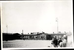 Foto Warszawa Warschau Polen, Partie am Bahnhof ?