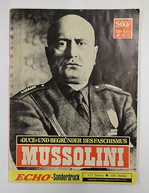 Seller image for Mussolini. "Duce" und Begrnder des Faschismus. Mit zahlr. s/w-Fotos. for sale by Der Buchfreund