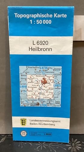 Topographische Karte; Teil: L 6920., Heilbronn. 1 : 50 000 Ausgabe